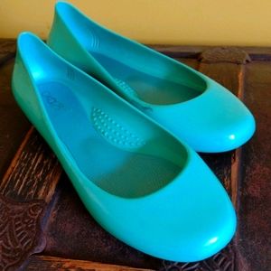 OKAb. Kool Green Ballerina Flats Sz.7